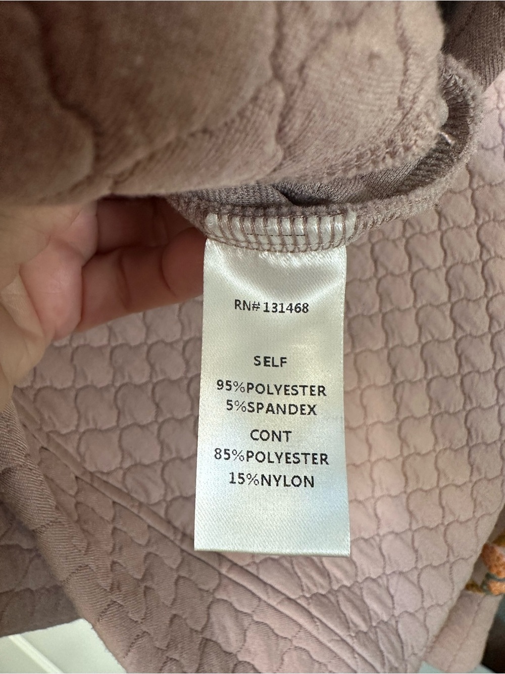 Pinky-Mauve Quilted Top with Tapestry Sleeves - Picture 8 of 12
